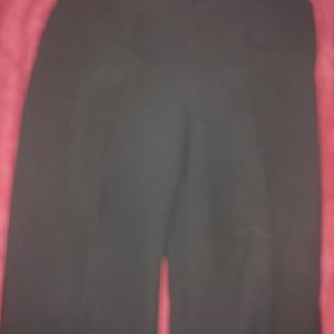 Black wide legged pants